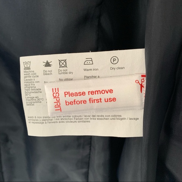 Esprit - Blue/White Pinstripe Blazer - Size 10 - Picture 9 of 15